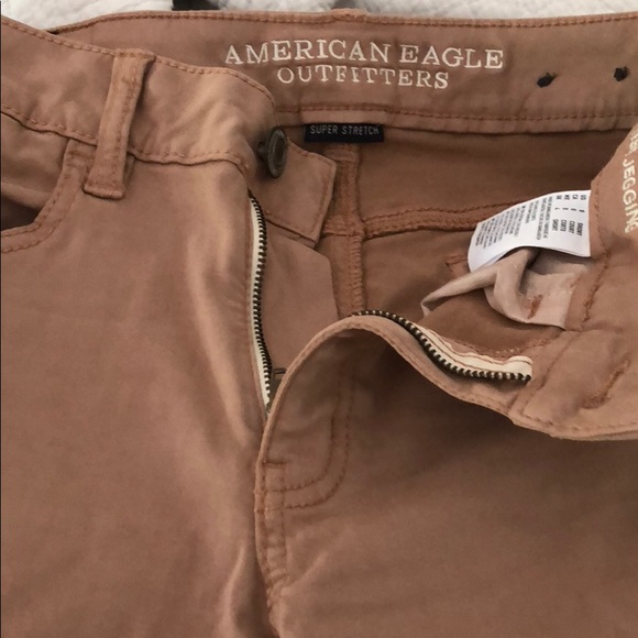 NWOT AEO Pink/Mauve Jeggings - Picture 3 of 3